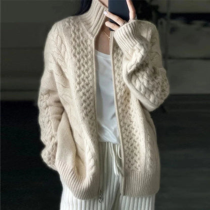 Magdalena - High neck cardigan