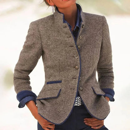 Amiya - Elegant women's jacket in solid color