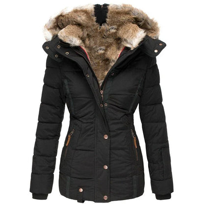 Greta Women's Fur Lined Modern Winter Coat