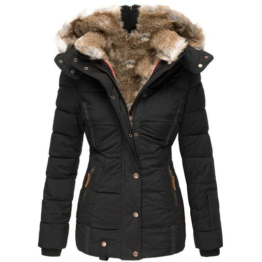 Greta Women's Fur Lined Modern Winter Coat