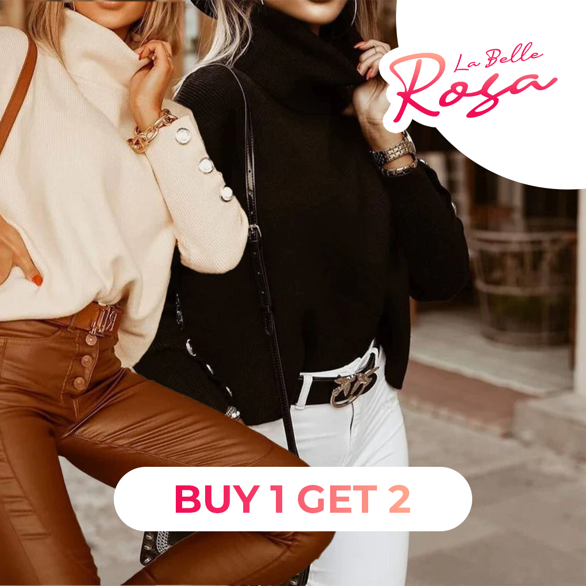 BUY 1 GET 2 - Women's sweater for cozy days, soft and elegant