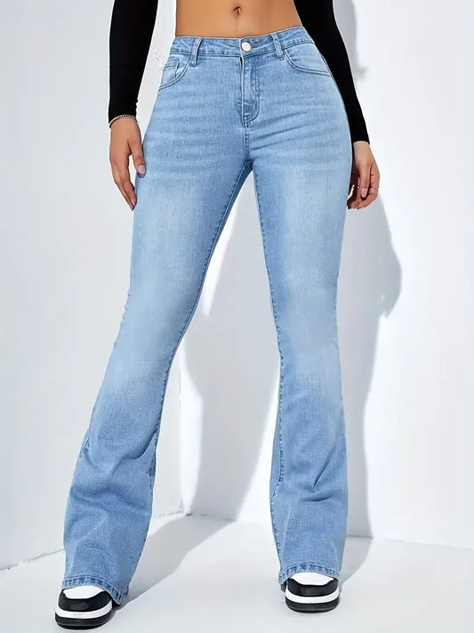 Arlys - Flared Jeans - Stretchy and High Waist